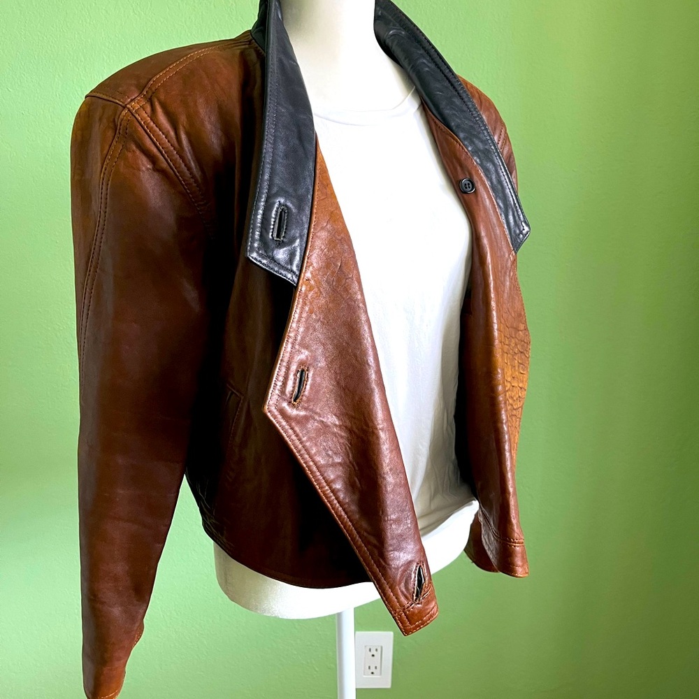 Julia San Francisco, Cropped Leather Jacket